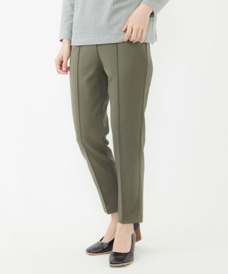 【SALE】GIANNI LO GIUDICE(Women/小さいサイズ)/ジャンニロジュディチェ [日本製]パーフェクトジャージーパンツ カーキ36 パンツ・ズボン【三越伊勢丹/公式】