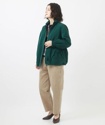 顔料染めコットンストレッチテーパードパンツ