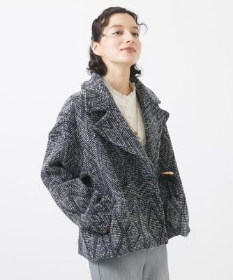 日本製］シーレニットショートコート | GIANNI LO GIUDICE(Women