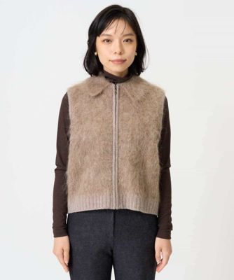 JAM アニマル柄ショルダーバッグ チェリッチュ　リバーシブルファーベスト アルパカファーベスト | GIANNI LO GIUDICE(Women/小さいサイズ
