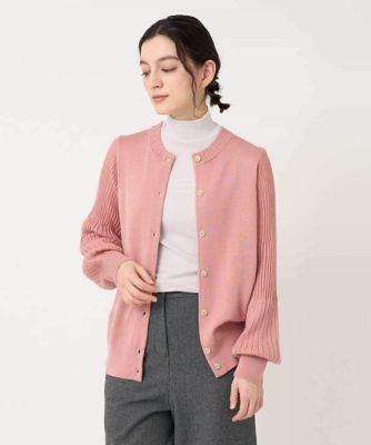 ウール混リブニットカーディガン | GIANNI LO GIUDICE(Women/小さい