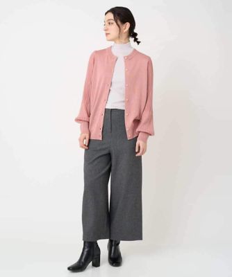 ジャンニ・ロ・ジュディチェ（GIANNI LO GIUDICE）/[洗える]ウール混リブニットカーディガン ウール混リブニットカーディガン | GIANNI LO GIUDICE(Women/小さい