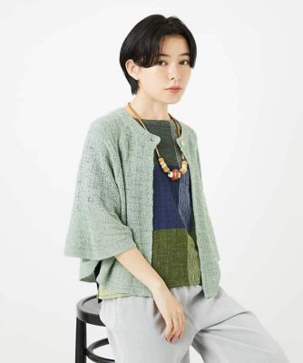 GIANNI LO GIUDICE(Women/小さいサイズ)/ジャンニロジュディチェ ケープ風ニットカーディガン