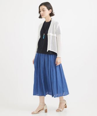 メッシュニットカーディガン