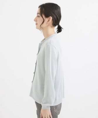［人気デザイン／日本製］クルーネックカーディガン