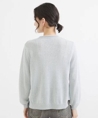 ［人気デザイン／日本製］クルーネックカーディガン