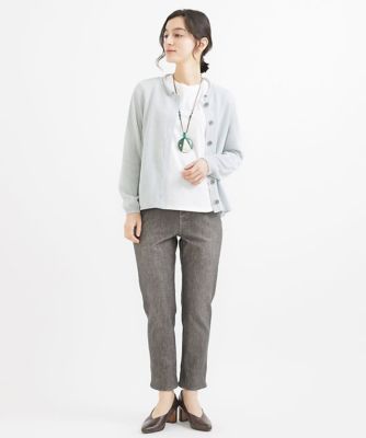 ［人気デザイン／日本製］クルーネックカーディガン