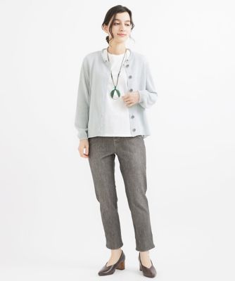 ［人気デザイン／日本製］クルーネックカーディガン