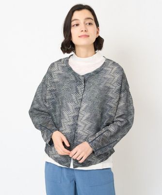 ［日本製］リネンニットカーディガン