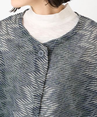 ［日本製］リネンニットカーディガン