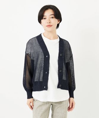 透かし編みニットカーディガン | GIANNI LO GIUDICE(Women/小さい