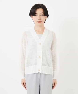 透かし編みニットカーディガン | GIANNI LO GIUDICE(Women