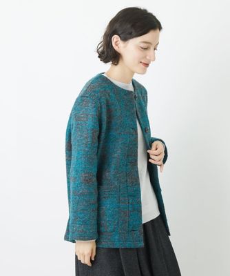 ジャンニ・ロ・ジュディチェ（GIANNI LO GIUDICE）/マーブルジャカード圧縮ジャージー羽織 マーブルジャカード圧縮ジャージー羽織 | GIANNI LO GIUDICE(Women