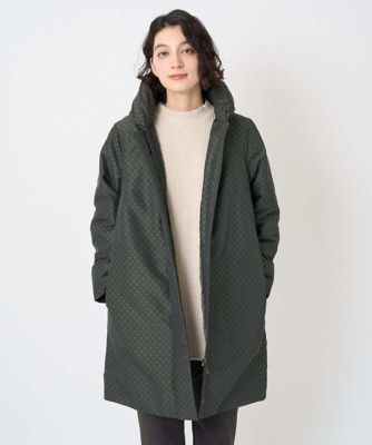 ＜GIANNI LO GIUDICE(Women/小さいサイズ)＞シャドードットジャカードダウンコート