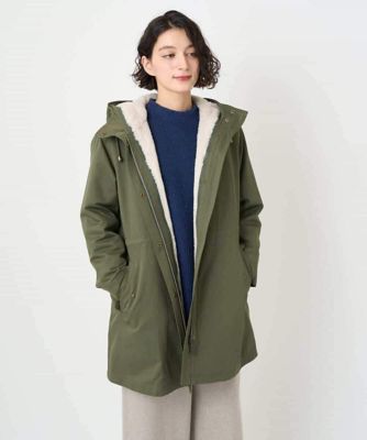 ＜GIANNI LO GIUDICE(Women/小さいサイズ)＞ボアライナー付き４ｗａｙコート