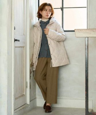 【fuji_p さん専用】 russet [日本製] タフタダウンコート サテンリッチタフタダウンコート | GIANNI LO GIUDICE(Women/小さい