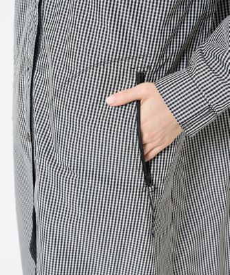 ギンガムチェックタフタロングコート | GIANNI LO GIUDICE(Women