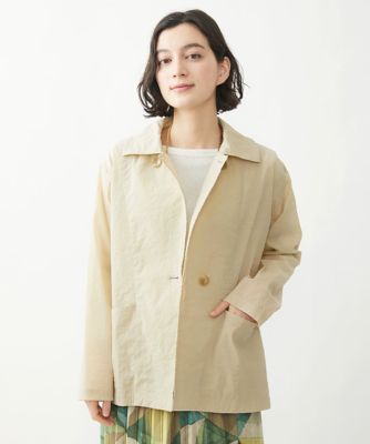 ＜GIANNI LO GIUDICE(Women/小さいサイズ)＞［洗える／日本製］クレイペーパーナイロンコート