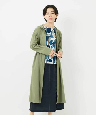 ［撥水加工］ナイロンリぺレントロングコート