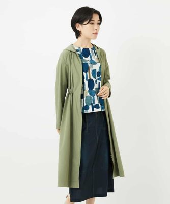 ［撥水加工］ナイロンリぺレントロングコート