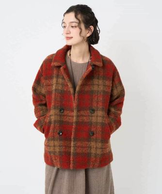 ループチェックウールコート | GIANNI LO GIUDICE(Women/小さいサイズ