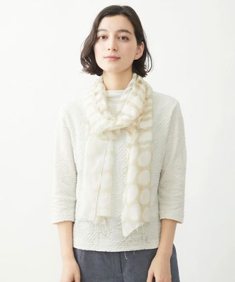 ＜GIANNI LO GIUDICE(Women/小さいサイズ)＞［インド製］シアードットストール