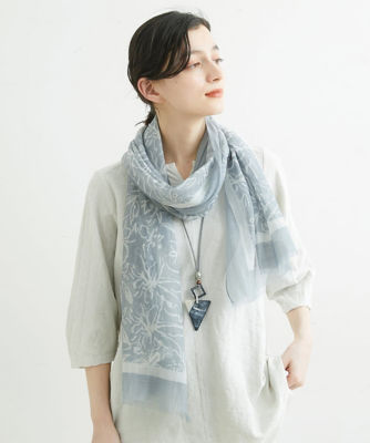 【新品未使用】コムデギャルソン　シルク　スカーフ柄　コートドレス　サイズS