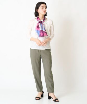 フィガロ柄シルクスカーフ