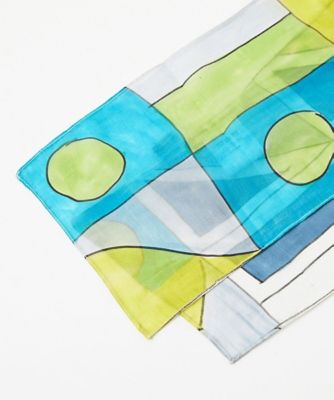フィガロ柄シルクスカーフ