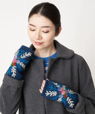 ＜GIANNI LO GIUDICE(Women/小さいサイズ)＞スノークリスタルフィンガーレスグローブ