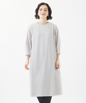 ウールジョーゼットワンピース