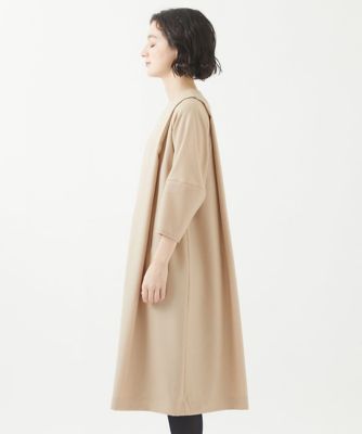 ウールジョーゼットワンピース