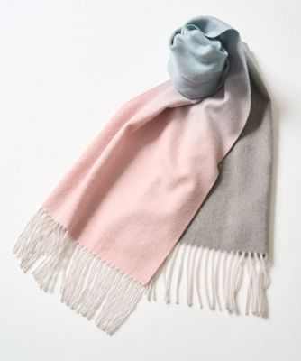 オンブレカラーウールストール | GEORGES RECH (Women/小さいサイズ