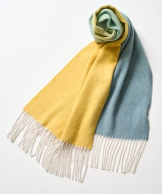 オンブレカラーウールストール | GEORGES RECH (Women/小さいサイズ