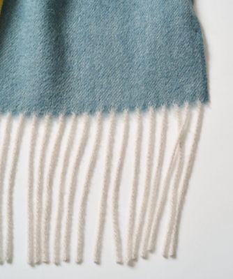 オンブレカラーウールストール