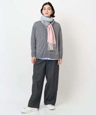 オンブレカラーウールストール | GEORGES RECH (Women/小さいサイズ