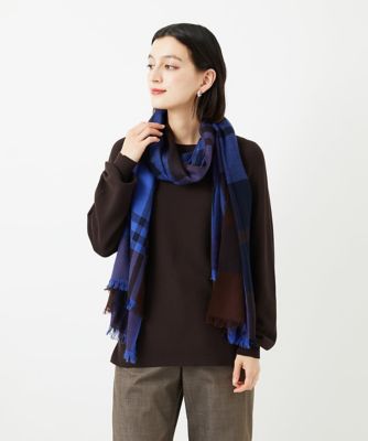 ジョルジュ・レッシュ（ES RECH）/ウールチェックストール ウールチェックストール | GEORGES RECH (Women/小さいサイズ