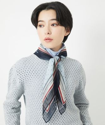 GEORGES RECH (Women/小さいサイズ)/ジョルジュレッシュ シルクマリンスカーフ