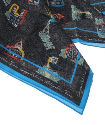 ＰＡＲＩＳ　ＭＡＰシルクスカーフ