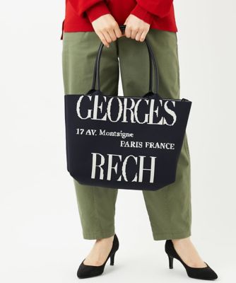 ＜GEORGES RECH (Women/小さいサイズ)＞ロゴニットトートバッグ