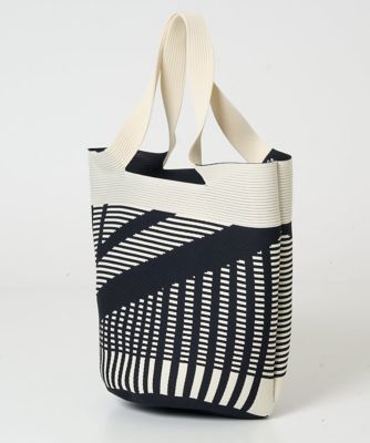 幾何プリントニットバッグ | GEORGES RECH (Women/小さいサイズ