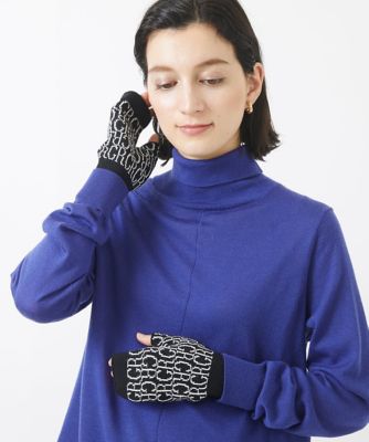 ジャガードニットＧＲロゴグローブ