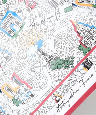 ［晴雨兼用］ＰＡＲＩＳ　ＭＡＰ折り畳み傘