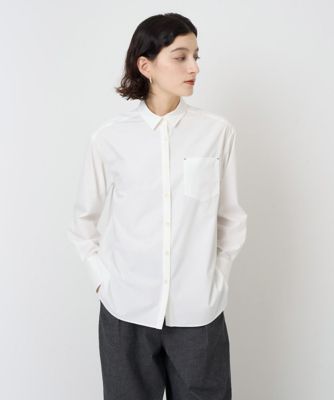 ＜GEORGES RECH (Women/小さいサイズ)＞［日本製］ストレッチタイプライターシャツ