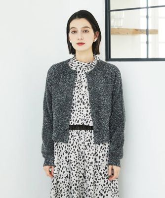 ジョルジュ・レッシュ（ES RECH）/[日本製/セットアップ対応]レオパードロールネックブラウス 日本製／セットアップ対応］レオパードロールネックブラウス | GEORGES