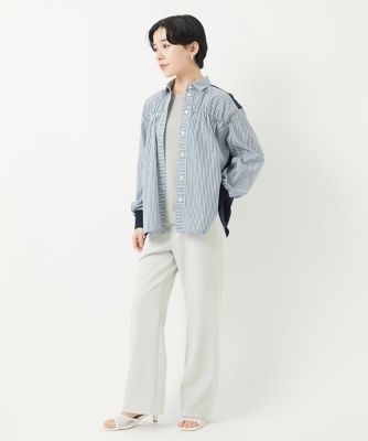 ES RECH / ジョルジュ・レッシュ ストライプシャーリングブラウス ストライプシャーリングブラウス | GEORGES RECH (Women/小さい