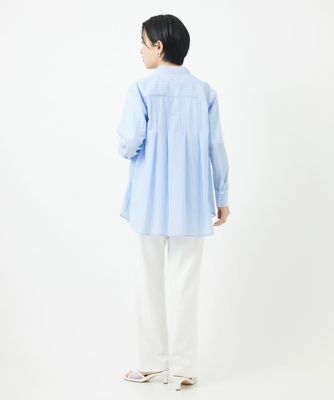 ［日本製］サンディーローンタックシャツブラウス