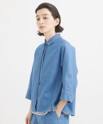 ［セットアップ対応］クールライトドルマンスリーブ６ｏｚデニムシャツ