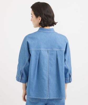 ［セットアップ対応］クールライトドルマンスリーブ６ｏｚデニムシャツ