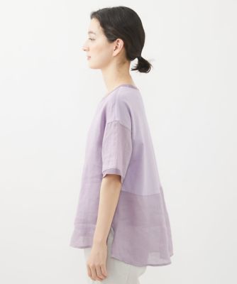 ラミーカルゼクルーネックシアー５分袖Ｔシャツ
